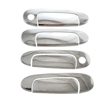 Chrome Car Decoration Door Handle Covers Trim For Toyota Echo 2000 - 2005 Foto 1 de 4