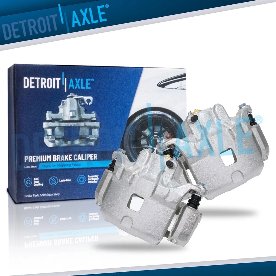 Pair Front Disc Brake Caliper w/ Bracket for Nissan Maxima Altima Infiniti I35 - Imagem 1 de 4