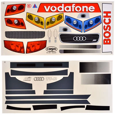 Dekorbogen 1:5 Audi TTR Team ABT Sportsline DTM Aufkleber Carson 32209 - Image 1 of 3
