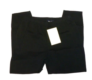 NWT Denim And Co. Black pull on pants sz P1X - Picture 1 of 4
