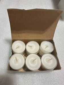 Partylite 1 box of 12 White Calla Lily Universal Tealights - Picture 1 of 6