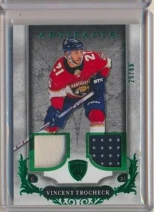2018-19 Artifacts Emerald Jersey Patch 78 Vincent Trocheck /65 Florida Panthers - Picture 1 of 1