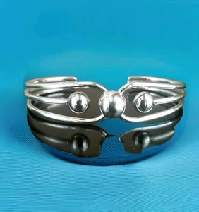 Erick's Sterling Silber Perlen Armreif Armband Taxco.925 - Bild 1 von 10