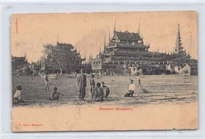 MYANMAR Burma - Burmese Monastery - SOME FAULTS See Scans for condition. - Picture 1 of 2
