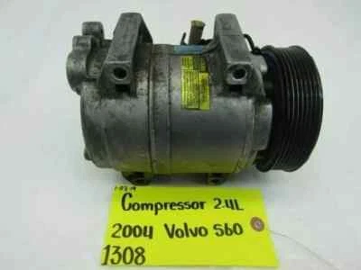 AC Compressor S60 2001 2009 Volvo 4CYL A/C Air Condition Cooling Pulley Pully - Image 1 of 4