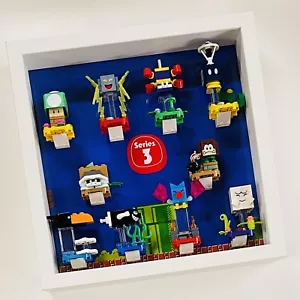 Display Frame Case for Lego ® Super Mario Series 3 minifigures figure 71394 27cm - Picture 1 of 12