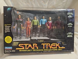 Star Trek Sternenflotte Offiziere Sammler Set Action 6 Figuren Set Spielkameraden IN BOX - Bild 1 von 7