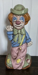 Vintage Turnabout Clown Bank 10,5"" Happy/Traurig Dbl einseitig handbemalt Keramik - Bild 1 von 6