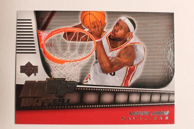2006 - 07 Upper Deck  LEBRON JAMES  Silver  #MVP-LJ  MVP Watch Cavaliers Card  - Image 1 of 4