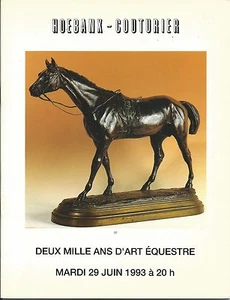 HOEBANX-COUTURIER Horses Equestrian Cavalry Art Arms Harness Auction Catalog 93 - Bild 1 von 1