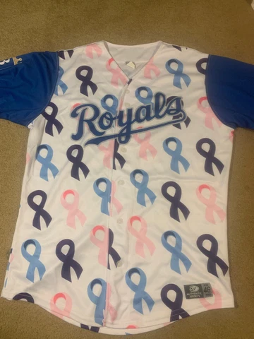 OT Sports Reading Royals Jersey Kansas City Game Size 46 #57 Blue Crabs Cover