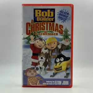 Bob the Builder A Christmas To Remember VHS, 2003 Hit Entertainment Clamshell - Picture 1 of 6