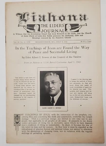 Jul 8, 1941 Liahona The Elders' Journal, LDS/Mormon, Elder Albert E. Bowen - Picture 1 of 4