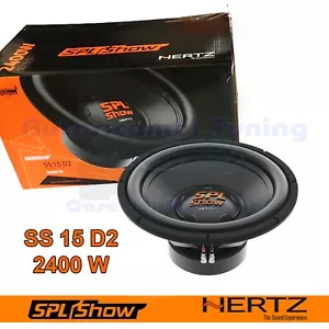 Hertz SS 15 D2 Sub Subwoofer 2400W 38 CM Linea SPL SHOW Doppia Bobina 2+2 Ω - Foto 1 di 4