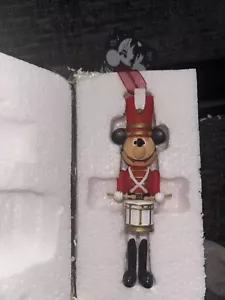 Disneyland Paris Mickey Mouse Nutcracker Xmas Decoration Ornament Disney Parks - Picture 1 of 1