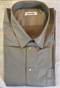 NEU MIT ETIKETT HERREN CALVIN KLEIN LANGARM BUTTON DOWN HEMD XL 100 % BAUMWOLLE TASCHE - Bild 1 von 9