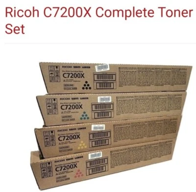 Оригинальный совершенно новый тонер Ricoh Pro C7200x C7210x 828528 828529 828530 828531 - Изображение 1 из 4