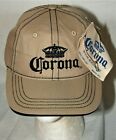 Vintage 2008 Corona Beer Tan Crown Baseball Cap Hat New NOS Tags OSFM