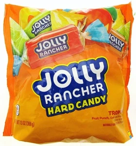 Jolly Rancher ~ Tropical ~ Hard Candy American ~ 13oz Resealable Bag - Picture 1 of 5