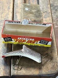KAUTZKY LAZY IKE - Top Ike / BROWN SCALE - KT88 FtDodge, IA - Large Lure Wood - Picture 1 of 9