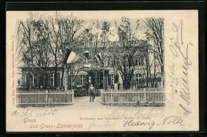 Ansichtskarte Gross-Lichterfelde, Gasthaus zum Lindenpark von A. Noack 1899  - Picture 1 of 2