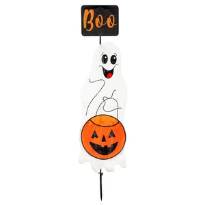 Letrero de Halloween trío estaca de tela, 3 asts - Imagen 1 de 7