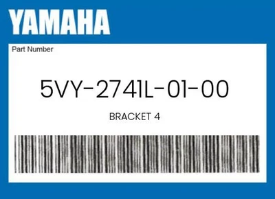 Yamaha Genuine Bracket 4 - 5Vy-2741L-01-00 - Image 1 of 4