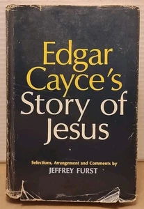 Edgar Cayce's Story of Jesus by Jeffrey Furst - 1969 - 1st Edition HCDJ Cayce - Imagen 1 de 7