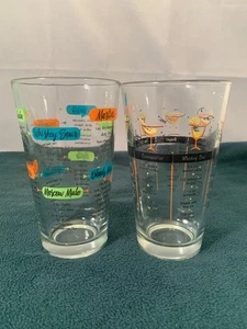 "2 vasos Libbey de colección con vaso mezclado de recetas de cócteles 5,75""" - Imagen 1 de 14