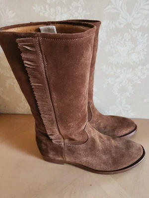 RALPH LAUREN коллекции Италии - новый в коробке замшевые кожаные ботинки - Рекомендуемая розничная цена производителя $636 - Изображение 1 из 4