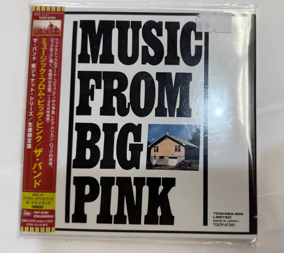 THE BAND Music From Big Pink 1998 JAPAN Mini LP CD Paper Sleeve - Imagem 1 de 2