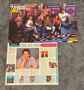 HOME & AWAY Article & Centre-Fold Magazine Poster - Picture 1 of 1