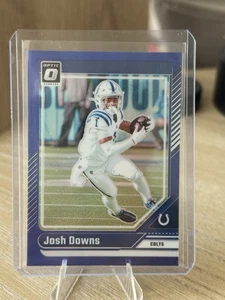 Donruss Optic Blue Prizm #84 Josh Downs 2024/199 Indianapolis Colts - Imagen 1 de 2