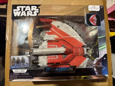 Star Wars Micro Galaxy Squadron Ahsoka Tano's T-6 Shuttle Series 2 0149 Jazwares - Изображение 1 из 2