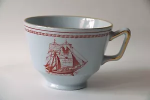 Spode TRADE WINDS Tradewinds ROSSO W128 bordo oro, tazza dispari - Foto 1 di 1