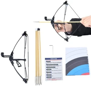 Mini Bogen Pfeil Set Recurve Compound Bogen Bogenschießen Ballerspiel Geschenk - Picture 1 of 24