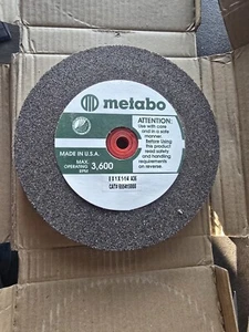 Metabo 655414000 8" x 1 x 1-1/4 Vitrified Wheel for Bench Grinders - Picture 1 of 2