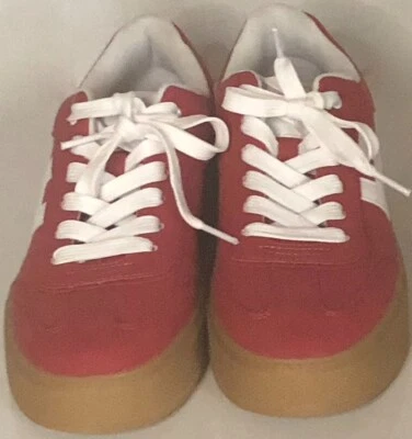 Tommy Hilfiger 运动鞋红色女式 9.5 码 — 第 1/4 张图片