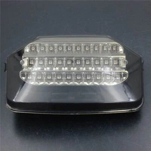 Rear Smoke LED Tail Brake Light Turn Signal For 2003-2008 2007 Honda CB400 V-TEC - Picture 1 of 6