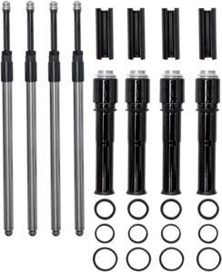 S&S CYCLE 930-0143 PUSH RODS/TUBES BLACK HARLEY FXSB 1690 ABS BREAKOUT 2017 - Foto 1 di 1