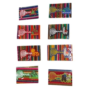 Nuovo magnete souvenir Machu Picchu Tumi Lama Perù tessuto tessuto peruviano regalo - Foto 1 di 6