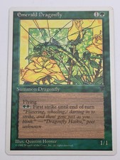 Magic: The Gathering💎Emerald Dragonfly💎1995 Deck Master - Legends Edition🌟MTG