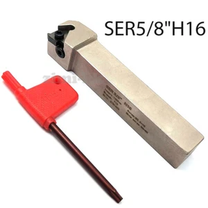 5/8" CNC lathe indexable threaded rod SER1616H16 + 10pcs 16ER carbide inserts - Picture 1 of 6