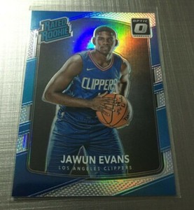 2017-18 Donruss Optic JAWUN EVANS Silver RC