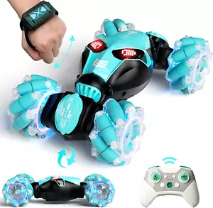 Remote Control Car, Gesture Sensor RC Stunt Cars Toys for Boys Age 6 7 8 9 10 11 - Picture 1 of 12