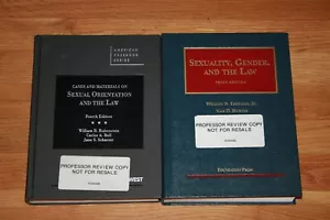 Lot 2 Sexual Orientation & Law 4 Rubenstein Sexuality, Gender & Law Eskridge 3rd - Picture 1 of 2
