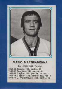 FIGUR FUSSBALLSPIELER PANINI 1978/79 N.431 MARTIRADONNA EHEMALIGE SPIELER REC / ENTFERNT - Bild 1 von 1