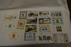 17 MINI HOJAS SELLOS REPÚBLICA DE LIBERIA TRENES OLÍMPICOS BOY SCOUTS 1961-1992 - Imagen 1 de 7