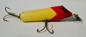 Señuelo de pesca de madera vintage SOUTH BEND DIVE ORENO - vidrio - ¡Raro! - Imagen 1 de 2