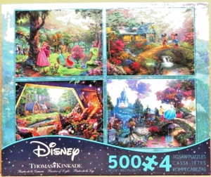 THOMAS KINKADE 3668-1 DISNEY CLASSICS 500 X 4 PUZZLE - Picture 1 of 1